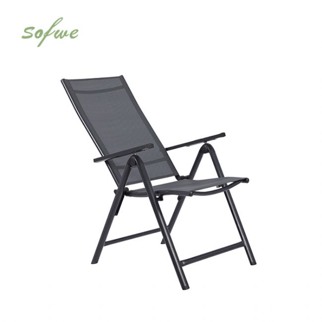 Sillón de comedor plegable de aluminio para jardín - 11D11L