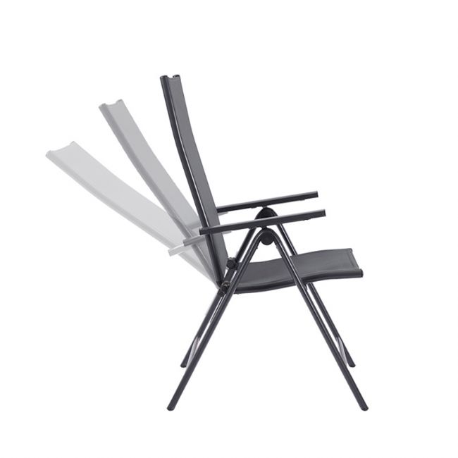Sillón de comedor plegable de aluminio para jardín - 11D11L