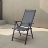 Sillón de comedor plegable de aluminio para jardín - 11D11L