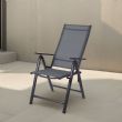 Sillón de comedor plegable de aluminio para jardín - 11D11L
