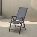Sillón de comedor plegable de aluminio para jardín - 11D11L