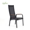 Silla de comedor reclinable con respaldo alto para patio - 11D12J