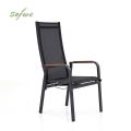 Silla de comedor reclinable con respaldo alto para patio - 11D12J