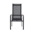 Silla de comedor reclinable con respaldo alto para patio - 11D12J