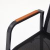 Silla de comedor reclinable con respaldo alto para patio - 11D12J