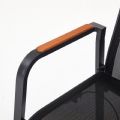 Silla de comedor reclinable con respaldo alto para patio - 11D12J