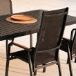 Silla de comedor reclinable con respaldo alto para patio - 11D12J