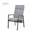 Sillón reclinable de respaldo alto para patio con cojín de poliéster hilado - 11D12K