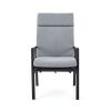 Sillón reclinable de respaldo alto para patio con cojín de poliéster hilado - 11D12K