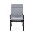 Sillón reclinable de respaldo alto para patio con cojín de poliéster hilado - 11D12K