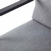 Sillón reclinable de respaldo alto para patio con cojín de poliéster hilado - 11D12K