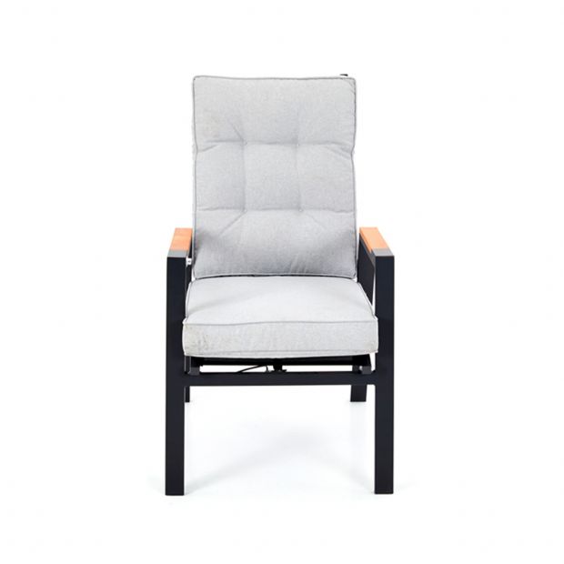Sillón de comedor para exterior con respaldo ajustable - 11D27D