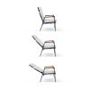 Sillón de comedor para exterior con respaldo ajustable - 11D27D