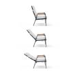 Sillón de comedor para exterior con respaldo ajustable - 11D27D