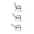 Sillón de comedor para exterior con respaldo ajustable - 11D27D