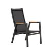 Sillón de comedor para exterior con respaldo ajustable - 11D27D