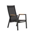 Sillón de comedor para exterior con respaldo ajustable - 11D27D