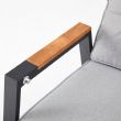 Sillón de comedor para exterior con respaldo ajustable - 11D27D