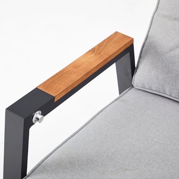 Sillón de comedor para exterior con respaldo ajustable - 11D27D
