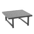 Juego de salón de piscina con muebles de metal para exteriores de lujo - 11C01B