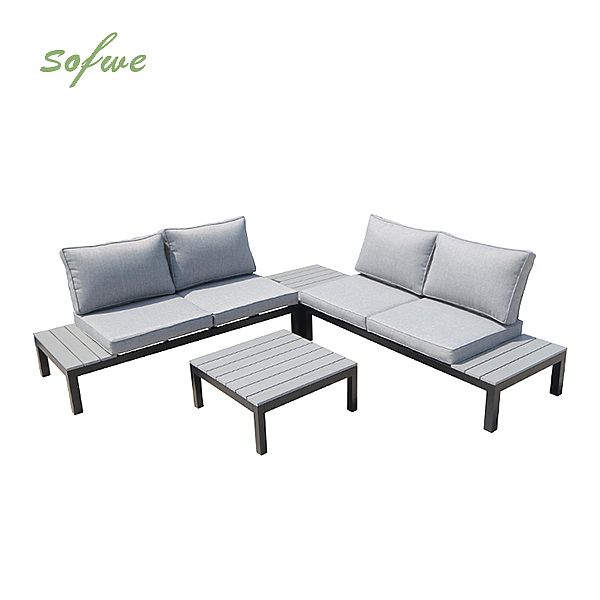 Juego de sofás para el hogar al aire libre de aluminio de venta caliente - 11C01C