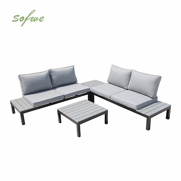 Juego de sofás para el hogar al aire libre de aluminio de venta caliente - 11C01C