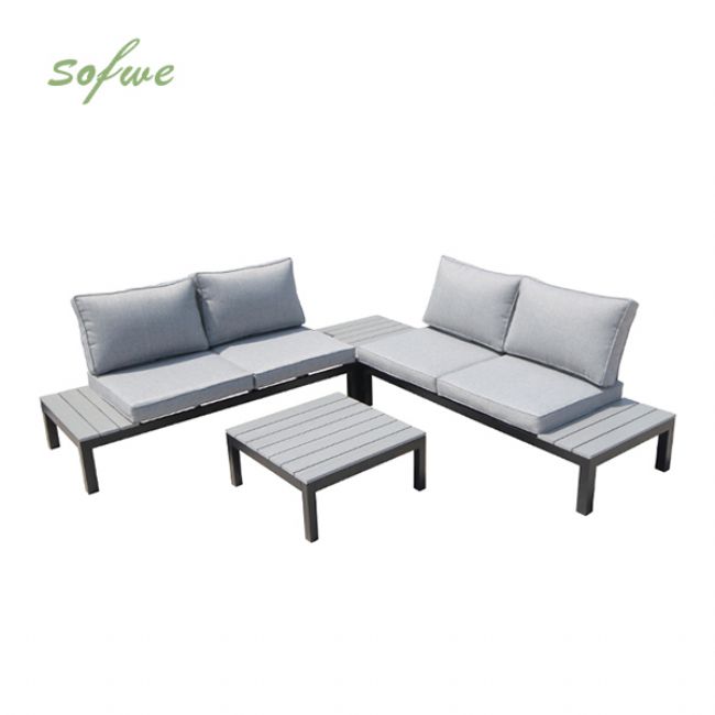 Juego de sofás para el hogar al aire libre de aluminio de venta caliente - 11C01C
