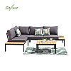 Juego de muebles de patio de aluminio de lujo Sofá - 11C01D