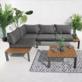 Juego de muebles de patio de aluminio de lujo Sofá - 11C01D