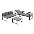 Sofá de jardín modular de 5 plazas para exterior - 11C01G