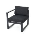 Sofá en forma de V de aluminio para exteriores de 4 piezas - 11C01H