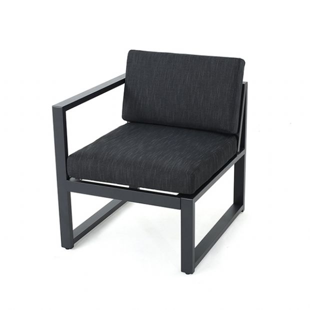 Sofá en forma de V de aluminio para exteriores de 4 piezas - 11C01H