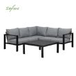 Sofá modular de exterior de aluminio de 5 plazas - 11C01I