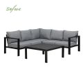 Sofá modular de exterior de aluminio de 5 plazas - 11C01I