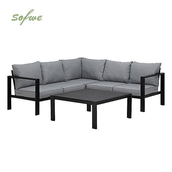 Sofá modular de exterior de aluminio de 5 plazas - 11C01I