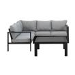 Sofá modular de exterior de aluminio de 5 plazas - 11C01I