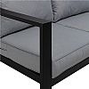 Sofá modular de exterior de aluminio de 5 plazas - 11C01I
