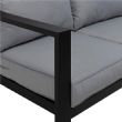 Sofá modular de exterior de aluminio de 5 plazas - 11C01I