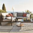 Sofá modular de exterior de aluminio de 5 plazas - 11C01I