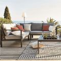 Sofá modular de exterior de aluminio de 5 plazas - 11C01I