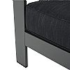 Sofá seccional de aluminio para exteriores en forma de V - 11C01J