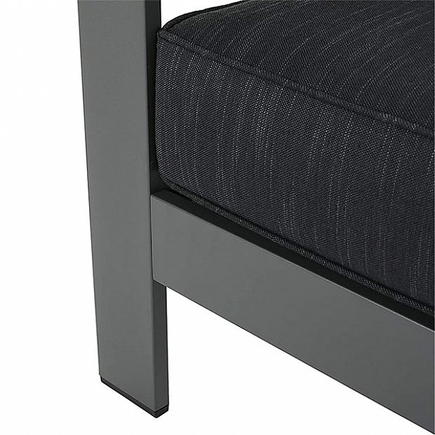 Sofá seccional de aluminio para exteriores en forma de V - 11C01J
