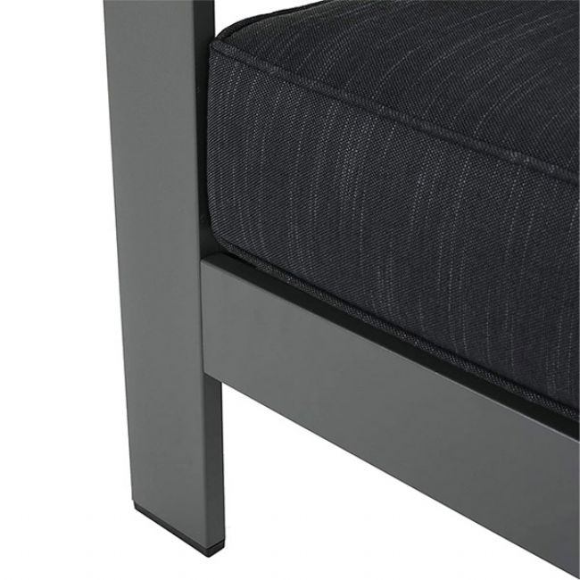 Sofá seccional de aluminio para exteriores en forma de V - 11C01J