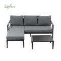 Juego de muebles de exterior de aluminio para patio de 3 piezas - 11C01L