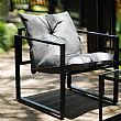 Juego de muebles de patio al aire libre de aluminio y hierro fundido - 11C01O