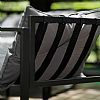 Juego de muebles de patio al aire libre de aluminio y hierro fundido - 11C01O