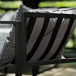 Juego de muebles de patio al aire libre de aluminio y hierro fundido - 11C01O
