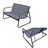 Muebles de patio de lujo de metal moderno - 11C01P