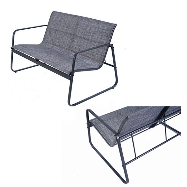 Muebles de patio de lujo de metal moderno - 11C01P