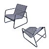 Muebles de patio de lujo de metal moderno - 11C01P